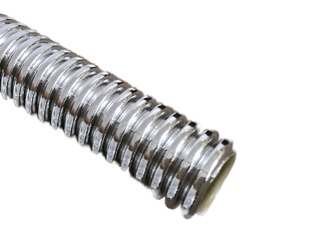 Silver Corrugated Flexible Conduit